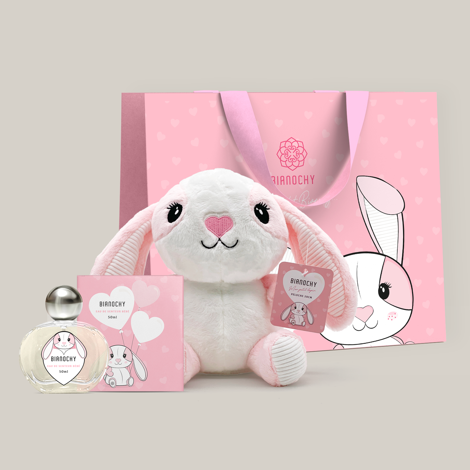Set Lapin d'Amour I Bianochy®