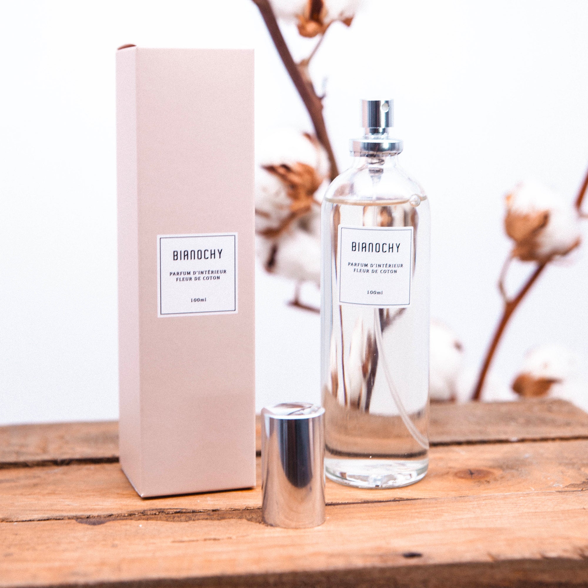 Parfum d’intérieur fleur de coton bianochy