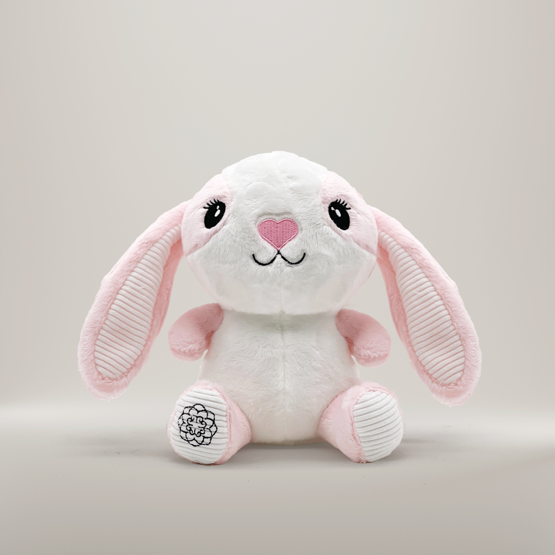 peluche lapin rose bianochy