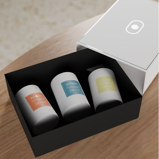 Coffret cadeaux mini bougies
