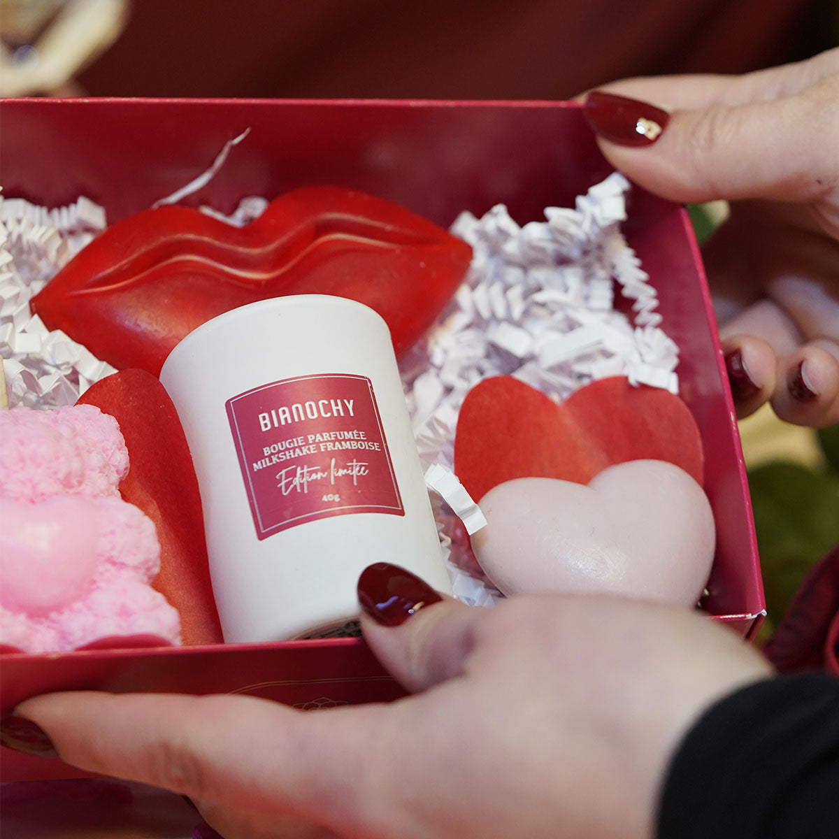 Coffret gourmand de Saint Valentin